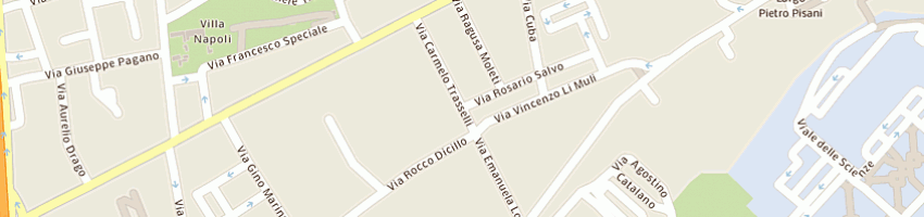 Mappa della impresa piazza giuseppa a PALERMO