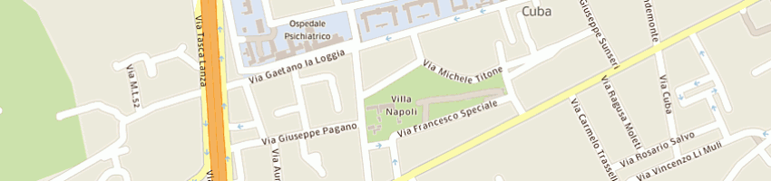 Mappa della impresa gielle srl a PALERMO