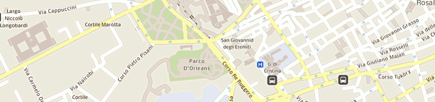 Mappa della impresa pippo e vincenzo santangelo centro estetico parruccheria di salimeni santa a PALERMO