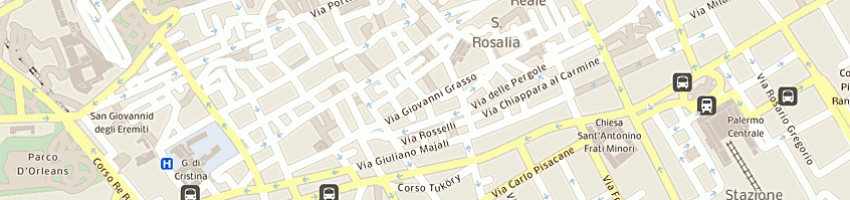 Mappa della impresa centro telematico di di maggio giovanna a PALERMO