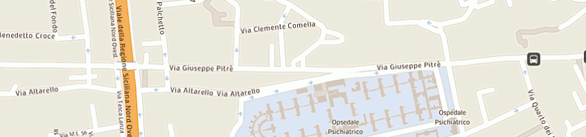 Mappa della impresa tomasino maria letizia a PALERMO