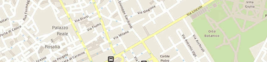 Mappa della impresa cagi marmi snc di cafieri luigi a PALERMO