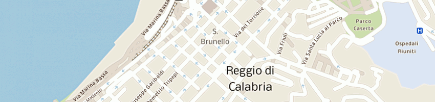 Mappa della impresa sarne' pasticceria  a REGGIO CALABRIA