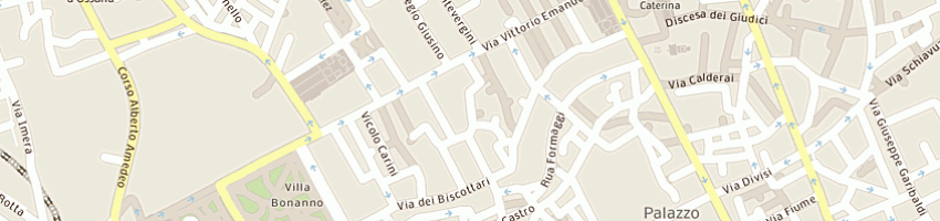 Mappa della impresa residence flugy di mario flugy ravetto sas a PALERMO