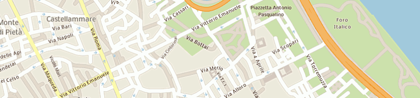 Mappa della impresa ristorante palazzo trabucco a PALERMO