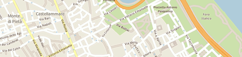 Mappa della impresa albergo letizia a PALERMO