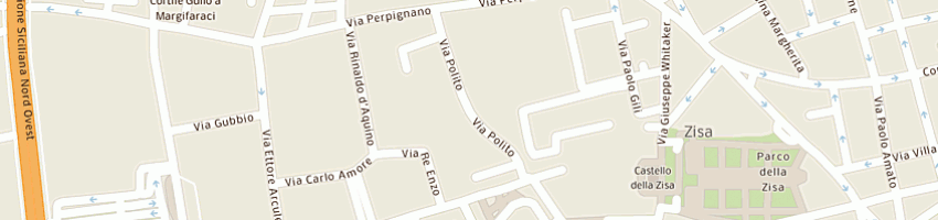 Mappa della impresa ville e casali srl a PALERMO