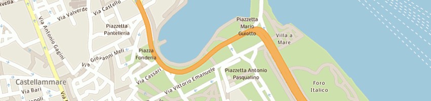 Mappa della impresa centro velico siciliano a PALERMO