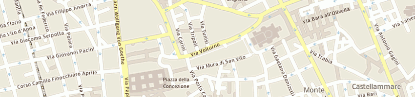 Mappa della impresa amica mutuo di scalera rosalia sas a PALERMO