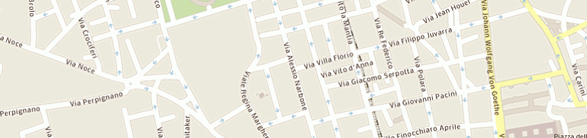 Mappa della impresa centro del fanciullo di serradifalco sandro a PALERMO