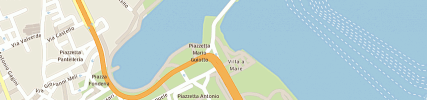 Mappa della impresa comando zona fari della sicilia messina a PALERMO