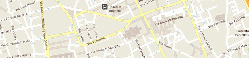 Mappa della impresa rachele snc a PALERMO