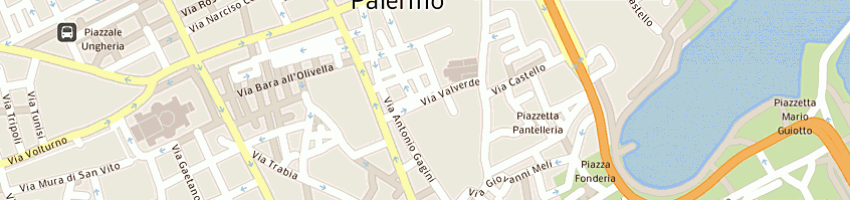 Mappa della impresa orsa a PALERMO
