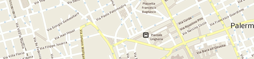 Mappa della impresa regione siciliana a PALERMO