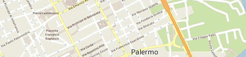 Mappa della impresa aruta marco a PALERMO