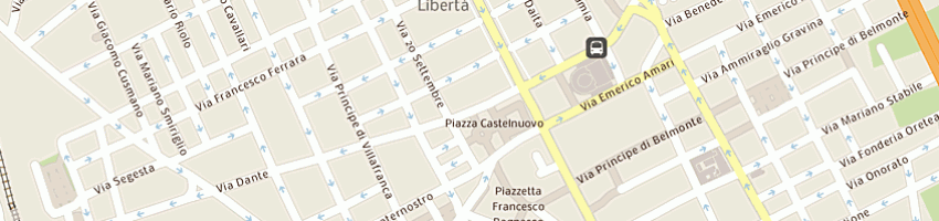 Mappa della impresa centro telefonia sas di cali' antonella - mondo wind a PALERMO