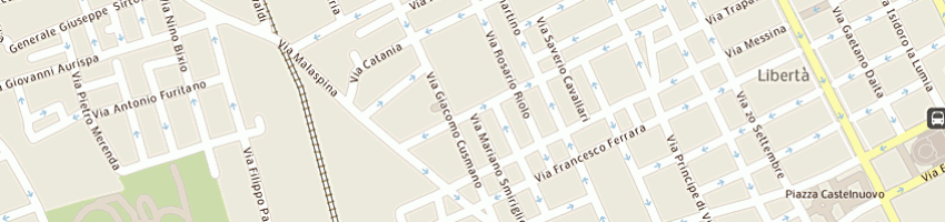Mappa della impresa juppa luigi snc a PALERMO