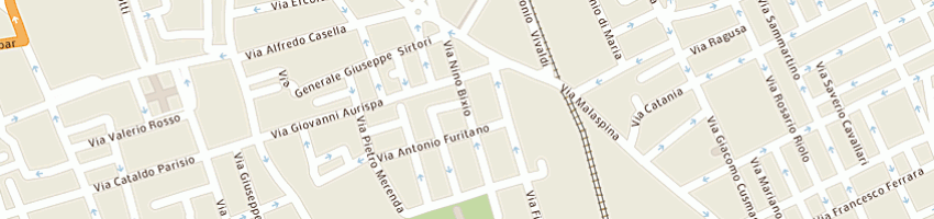 Mappa della impresa pasticceria bar silvy snc di arculeo giuseppe e c a PALERMO