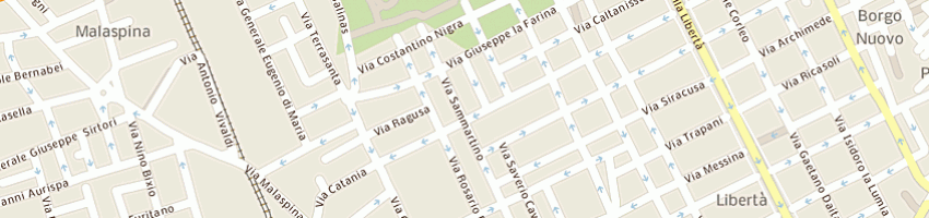 Mappa della impresa seureca srl a PALERMO