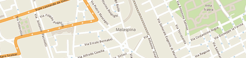 Mappa della impresa exclusive srl a PALERMO