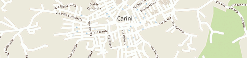 Mappa della impresa sori spa a CARINI