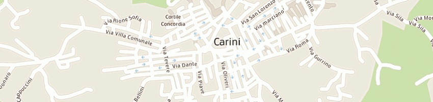 Mappa della impresa fiorello antonino a CARINI