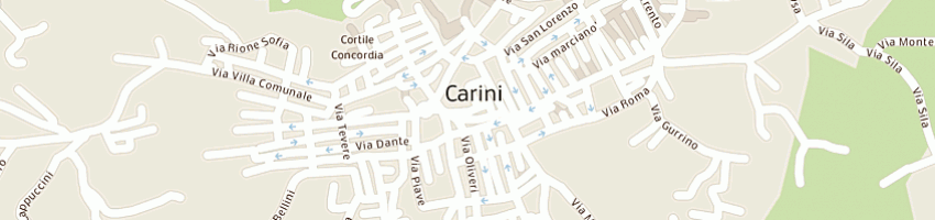 Mappa della impresa elite sas di giambanco riccardo a CARINI