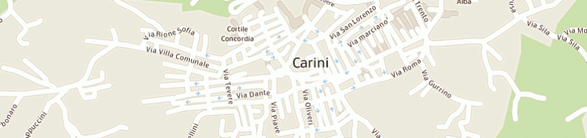 Mappa della impresa bar pasticceria flli mignano snc a CARINI