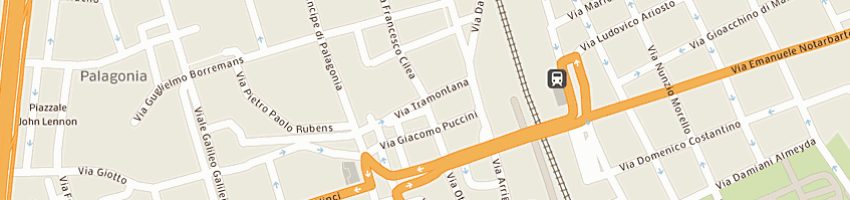 Mappa della impresa giglia giacomo a PALERMO