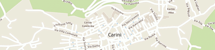 Mappa della impresa alamia vincenzo a CARINI
