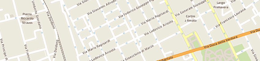 Mappa della impresa fantauzzo vittorio a PALERMO