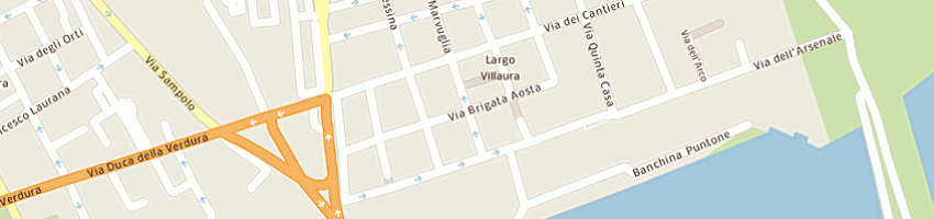 Mappa della impresa condominio di via brigata aosta 4 a PALERMO