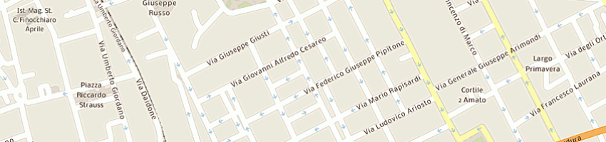 Mappa della impresa vitrano giuseppe parrucchiere a PALERMO