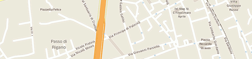 Mappa della impresa center color sas a PALERMO