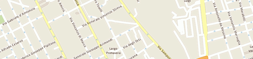Mappa della impresa garage arimondi sas di barrale vittorio giacomo e c a PALERMO