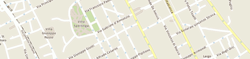 Mappa della impresa assistence car srl a PALERMO