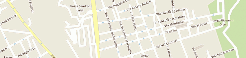 Mappa della impresa zanzibar di guida vincenzo a PALERMO