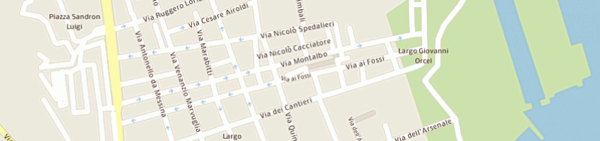 Mappa della impresa luxograph srl a PALERMO