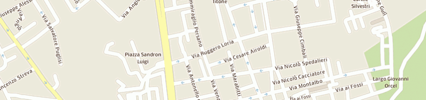 Mappa della impresa trattoria ambasciata di alabiso antonino a PALERMO