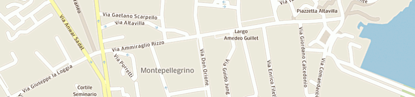Mappa della impresa amato gino a PALERMO