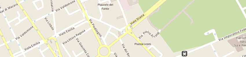 Mappa della impresa villa clara (srl) a PALERMO