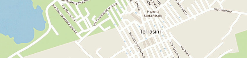 Mappa della impresa ristorante messicano el bocadito a TERRASINI