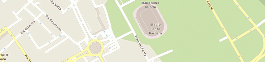 Mappa della impresa circolo del tennis palermo associazione sportiva dilettantistica a PALERMO