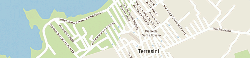 Mappa della impresa comune di terrasini a TERRASINI