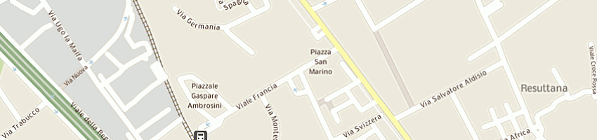 Mappa della impresa monterosso michele a PALERMO
