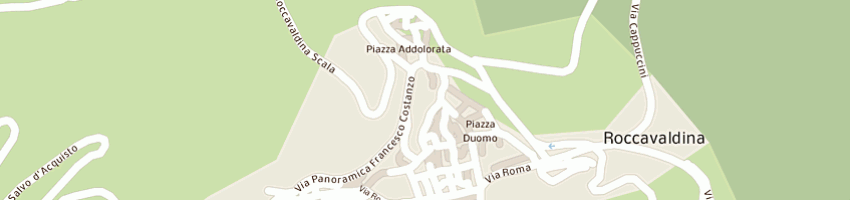 Mappa della impresa messina rosario a ROCCAVALDINA