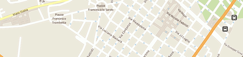 Mappa della impresa donato lorenzo a MESSINA
