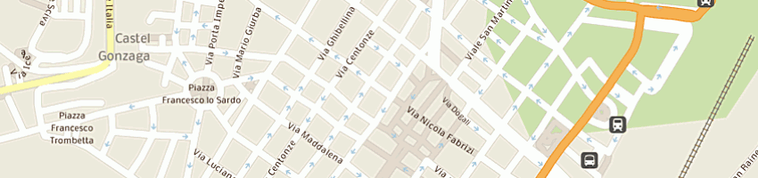 Mappa della impresa puglisi di carrere e monastra a MESSINA