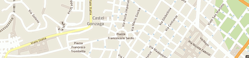 Mappa della impresa adorno francesco a MESSINA