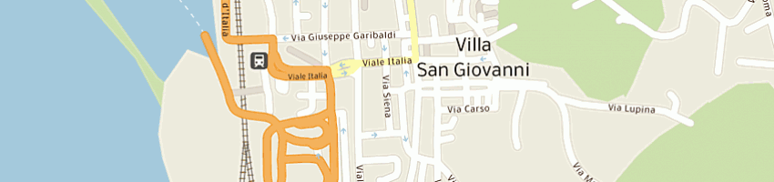 Mappa della impresa ristorante la conca  a VILLA SAN GIOVANNI